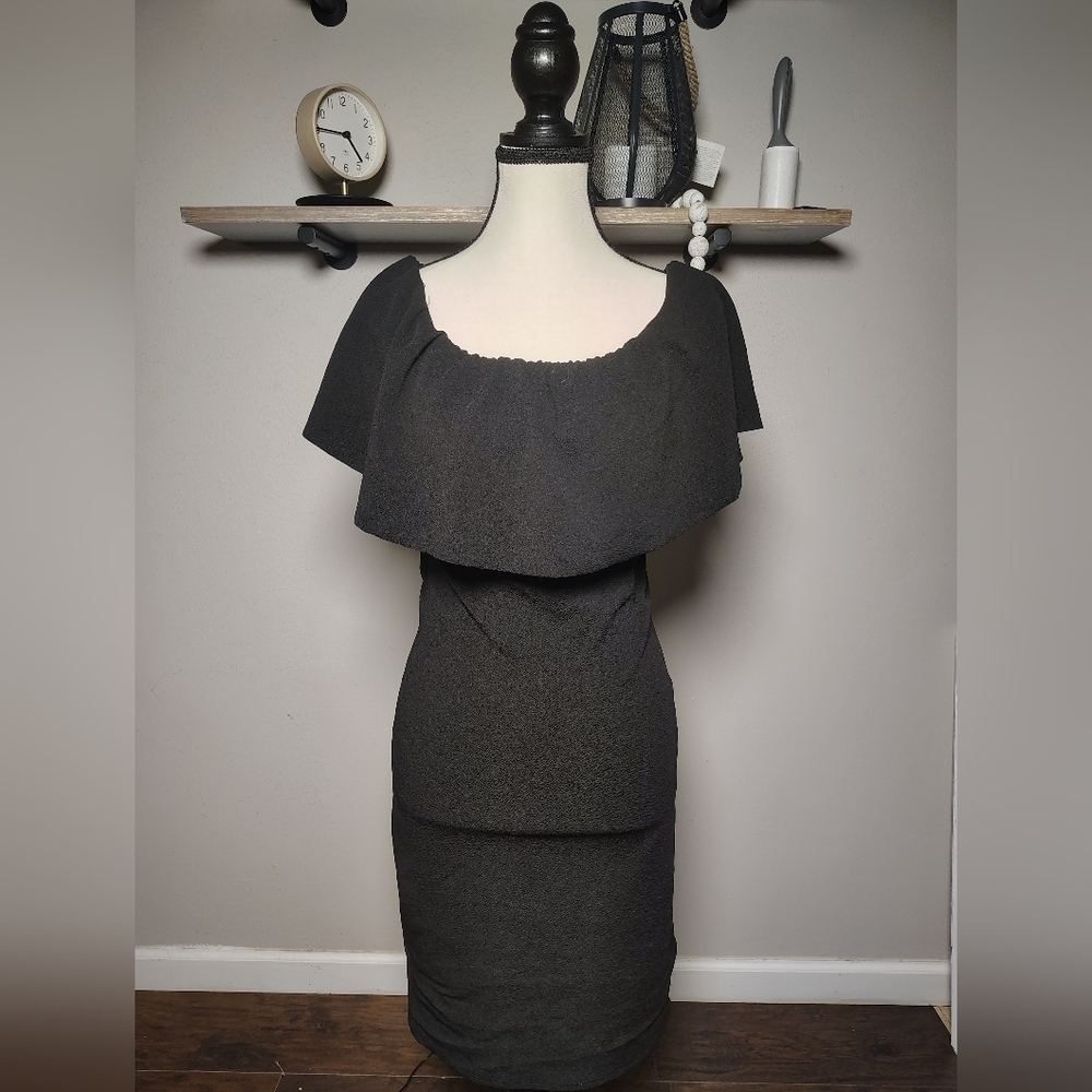 Almost Famous Elegant Black Mini Dress Size M